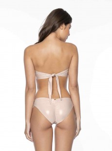 Haut de maillot de bain Bandeau Seashell Nude - PilyQ
