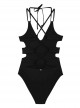Maillot de bain 1 pièce noir Zoe Midnight - PilyQ