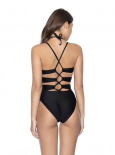 Maillot de bain 1 pièce noir Zoe Midnight - PilyQ