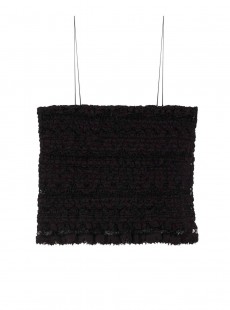 Crop-top noir Midnight - PilyQ