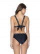 Haut de maillot de bain triangle noir Elastic Rosie Wish you were here - PilyQ