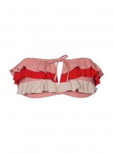 Haut de maillot de main bandeau multicolor Lotus - PilyQ