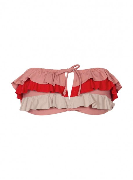 Haut de maillot de main bandeau multicolor Lotus - PilyQ