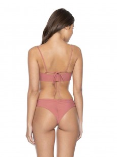 Culotte de bain échancrée Lotus Rose - PilyQ