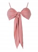 Crop-top bandeau rose Cleo Dusty Rose - PilyQ