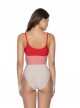 Maillot de bain 1 pièce multicolor Red Coral - PilyQ