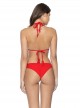 Haut de maillot de bain Triangle Red Coral Rouge - PilyQ