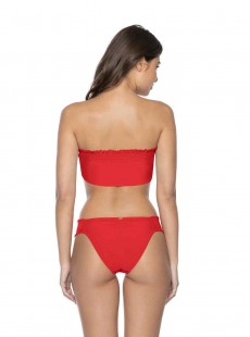 Culotte de bain classique Red Coral Rouge - PilyQ