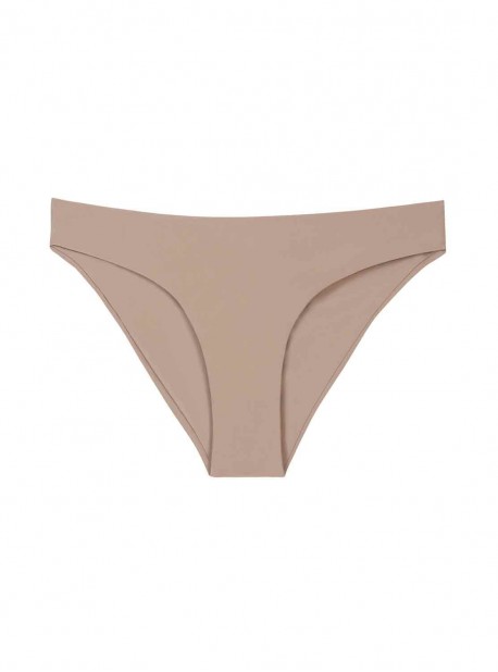 Culotte de bain échancrée Oyster Beige - PilyQ