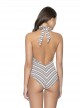 Maillot de bain 1 pièce à rayures Avery Harbour Stripe - PilyQ 