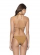 Haut de maillot de bain triangle Gold Pearl - PilyQ