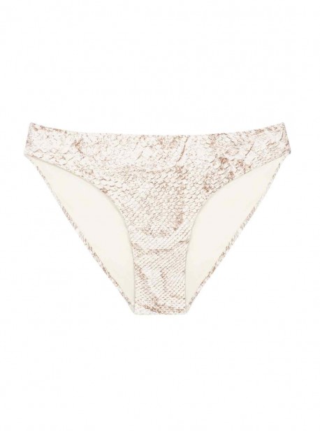 Culotte de bain classique Cobra blanc à motifs - PilyQ