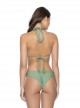 Haut de maillot de bain triangle Sage kaki - PilyQ