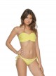 Haut de maillot de bain bandeau Jaune Yellow Dot - PilyQ