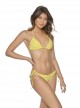 Haut de maillot de bain Triangle Jaune Yellow Dot - PilyQ