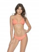 Culotte de bain échancrée rose Guava - PilyQ