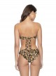 Haut de maillot de bain bandeau Jungle Imprimé Leopard - PilyQ