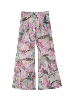 Pantalon fluides Bahamas imprimés fleuris - PilyQ