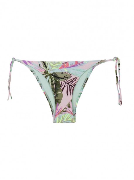 Culotte de bain échancrée à nouer Bahamas Imprimé Tropical - PilyQ