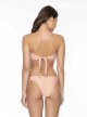Culotte de bain échancrée Dentelle Pink Sand Rose - PilyQ