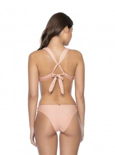 Culotte de bain échancrée Pink Sand Rose - PilyQ