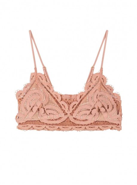 Haut de maillot de bain triangle Pink Sand Rose - PilyQ