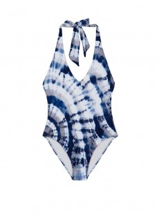 Maillot de bain 1 pièce Castaway Bleu dégradé - PilyQ
