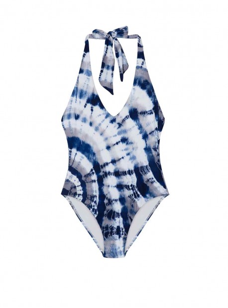 Maillot de bain 1 pièce Castaway Bleu dégradé - PilyQ