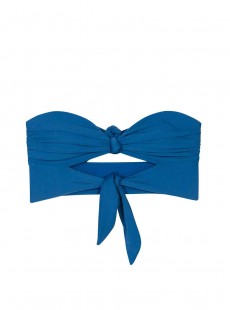 Haut de maillot de bain bandeau Island Blue Bleu - PilyQ