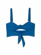 Haut de maillot de bain bandeau Island Blue Bleu - PilyQ
