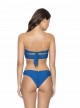 Haut de maillot de bain bandeau Island Blue Bleu - PilyQ