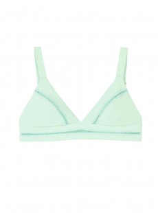 Haut de maillot de bain plongeant Azura Vert - PilyQ
