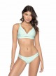 Haut de maillot de bain plongeant Azura Vert - PilyQ