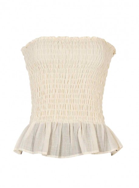 Jupe courte Azura Beige - PilyQ
