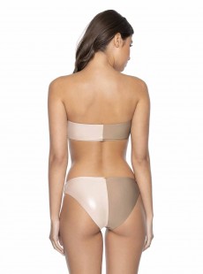 Haut de maillot de bain Bandeau Seashell Bicolore - PilyQ