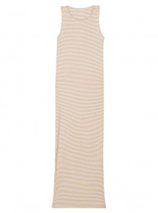 Robe de plage longue Gold Stripes - PilyQ