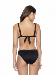 Haut de maillot de bain balconnet noir Black Pearl - PilyQ