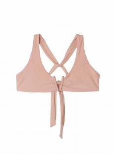 Haut de maillot de bain Balconnet Pink Sand Rose - PilyQ