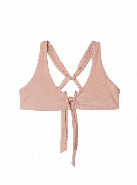 Haut de maillot de bain Balconnet Pink Sand Rose - PilyQ