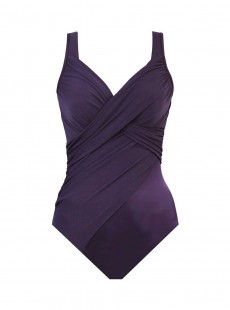 Maillot de bain gainant Revele Prune - Les Unis - "M" - Miraclesuit swimwear