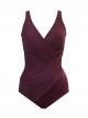 Maillot de bain gainant Oceanus Bordeaux - Must haves -  "W" -Miraclesuit Swimwear 