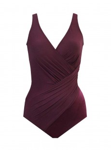 Maillot de bain gainant Oceanus Bordeaux - Must haves -  "M" -Miraclesuit Swimwear