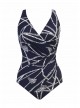 Maillot de bain gainant Oceanus Bleu Nuit - Thoroughbred - "M" - Miraclesuit swimwear
