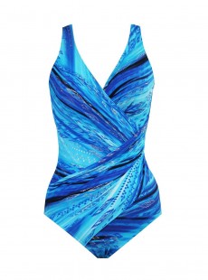 Maillot de bain 1 pièce gainant Océanus Bleu - Atlantis - "M" - Miraclesuit Swimwear
