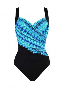 Maillot de bain gainant Sanibel - Cabana chic - "M" - Miraclesuit Swimwear