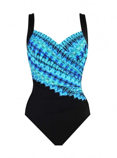 Maillot de bain gainant Sanibel - Cabana chic - "M" - Miraclesuit Swimwear