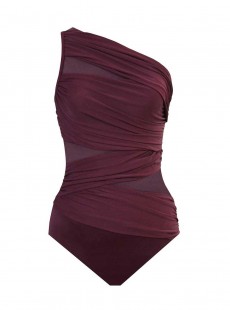Maillot de bain gainant Jena Bordeaux - Network - "M" - Miraclesuit Swimwear