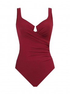 Maillot de bain gainant Escape Rouge Foncé - Must haves - "M" -Miraclesuit Swimwear     