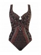 Maillot de bain gainant Criss Cross Escape Bronze - Byzantium - "M" - Miraclesuit swimwear