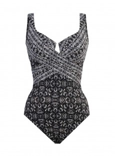 Maillot de bain 1 pièce gainant Criss Cross Escape - Incan Treasure - " M " - Miraclesuit Swimwear